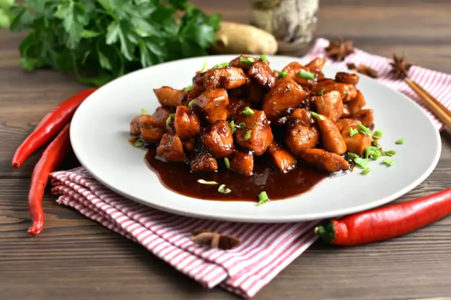 Sweet, Sticky and Spicy Chicken