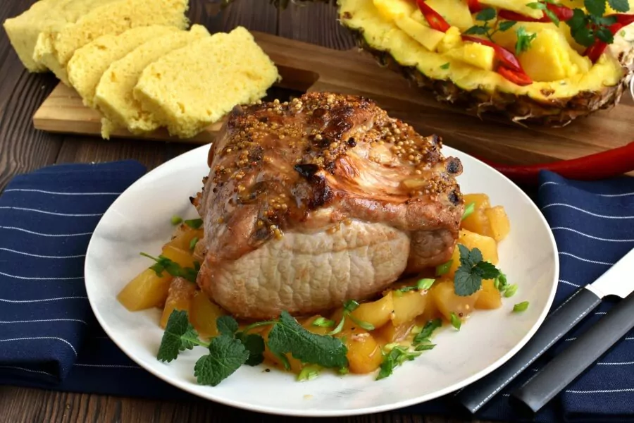 Sweet and Savory Pineapple Pork Loin-Homemade Sweet and Savory Pineapple Pork Loin-How To Make Sweet and Savory Pineapple Pork Loin