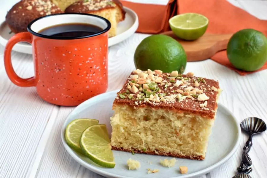 How to serve West African Lime Cake