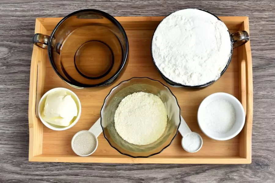 Ingredients for Сrusty Potato Bread