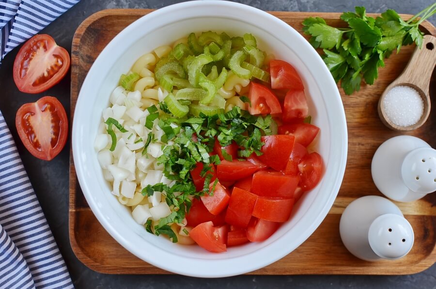 American Macaroni Salad recipe - step 1