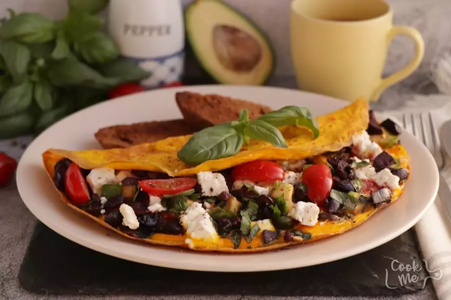 Avocado Greek Omelet