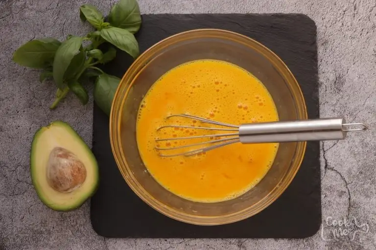 Step 1 - Avocado Greek Omelet