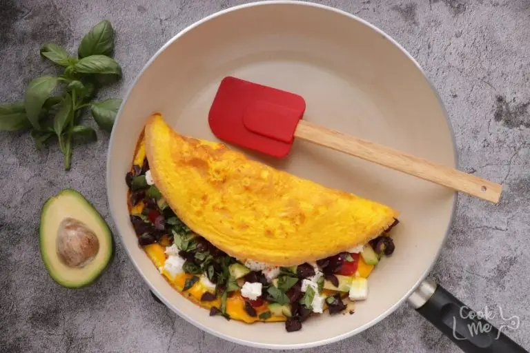 Step 4 - Avocado Greek Omelet