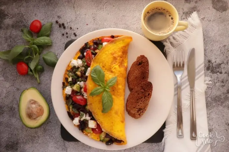 Step 5 - Avocado Greek Omelet