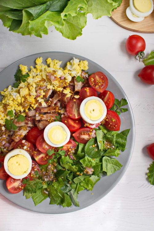 BLT Salad with Sweet Onion Vinaigrette