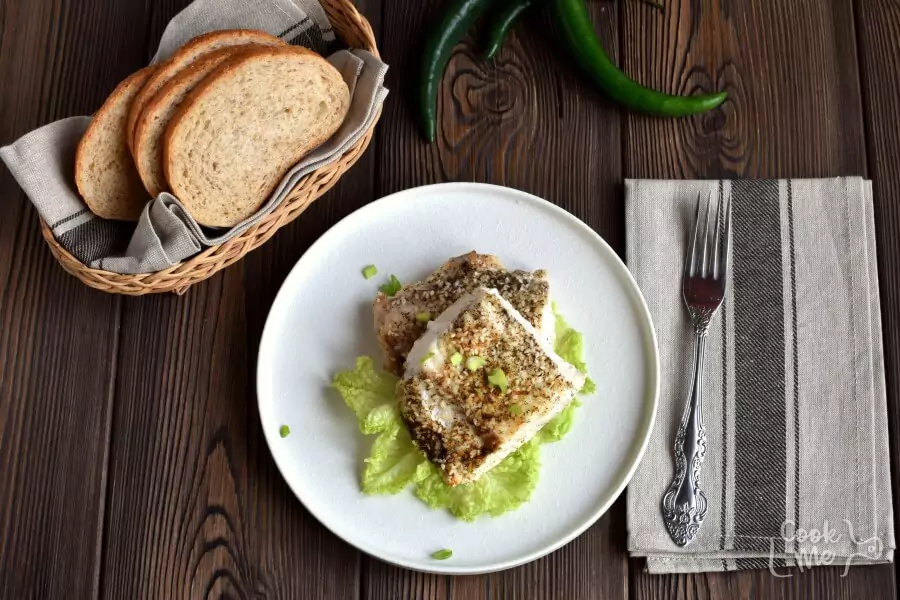 Low Carb Broiled Sesame Cod