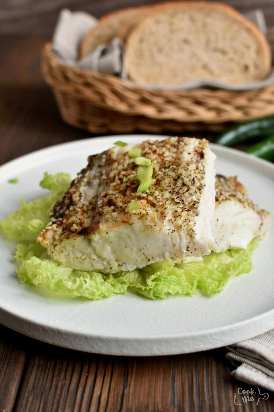 Low Carb Broiled Sesame Cod Recipe - Cook.me Recipes