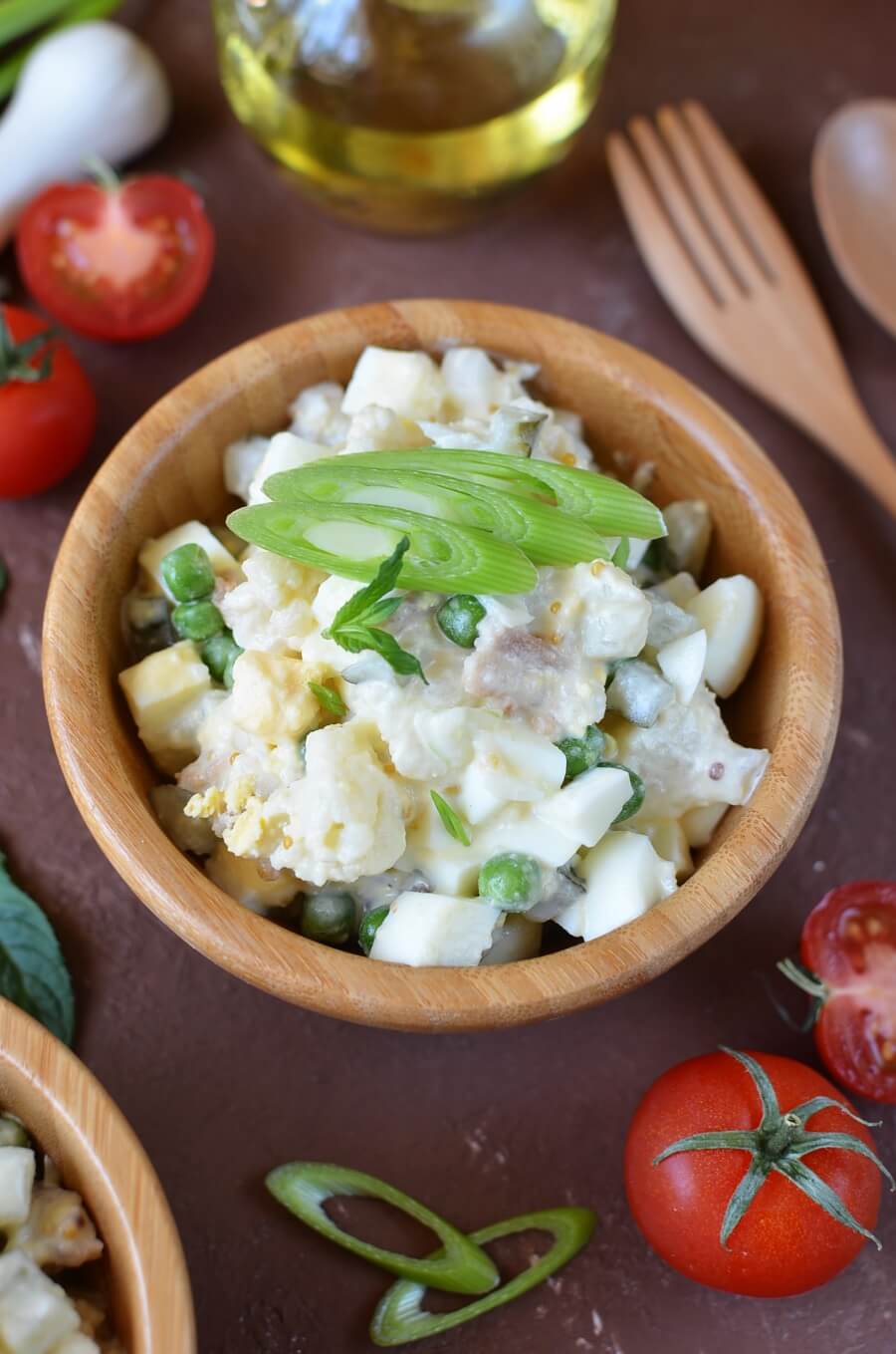 Keto Low Carb Cauliflower Salad Recipe - Cook.me Recipes