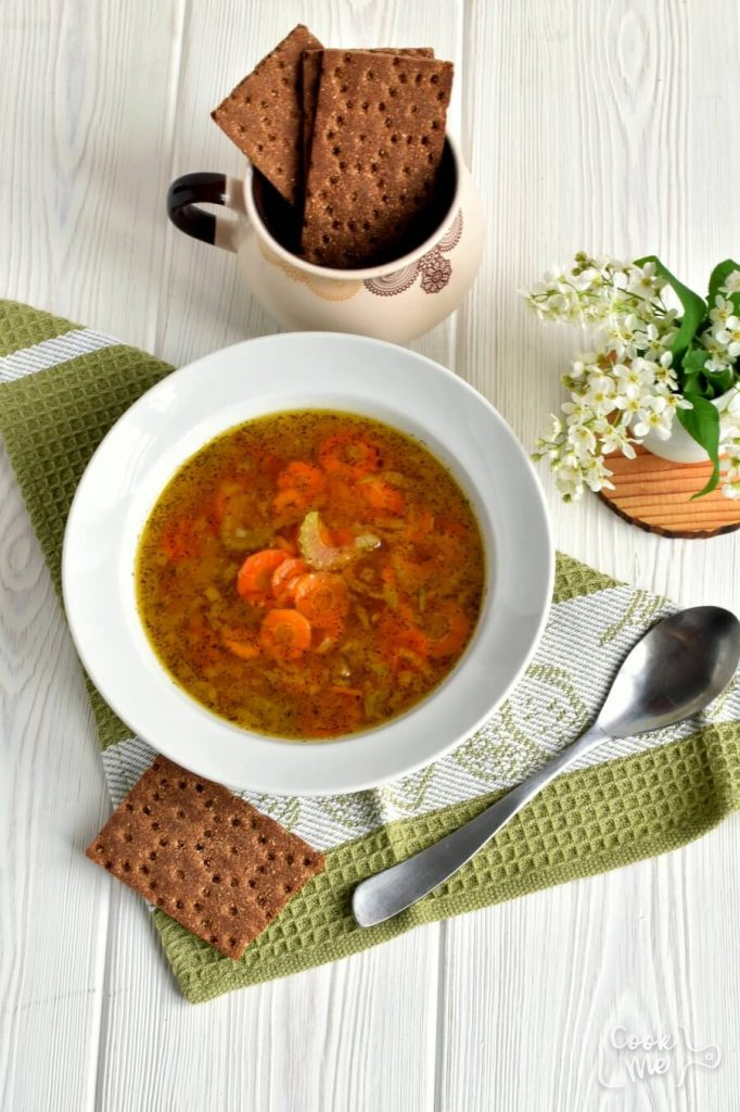 Warm and Fresh, Celery and Carrot Soup