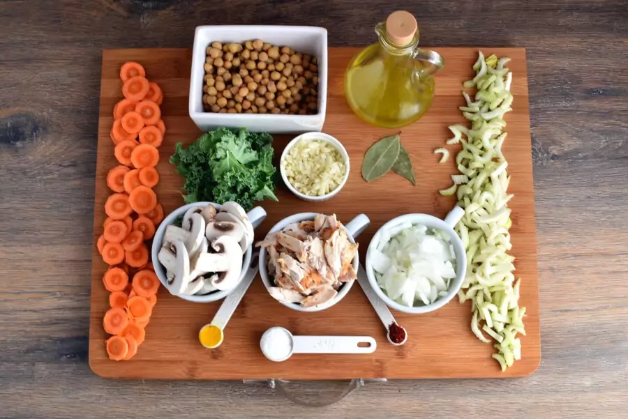 Ingredients for Detox Immune-Boosting Chicken Soup