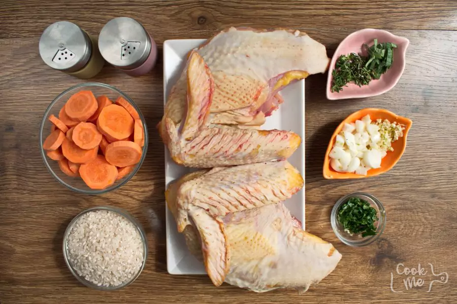 Ingredients for Chicken Song Soup