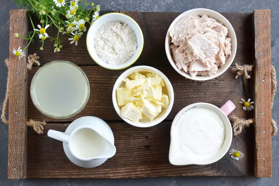 Ingredients for Chicken Velvet Soup