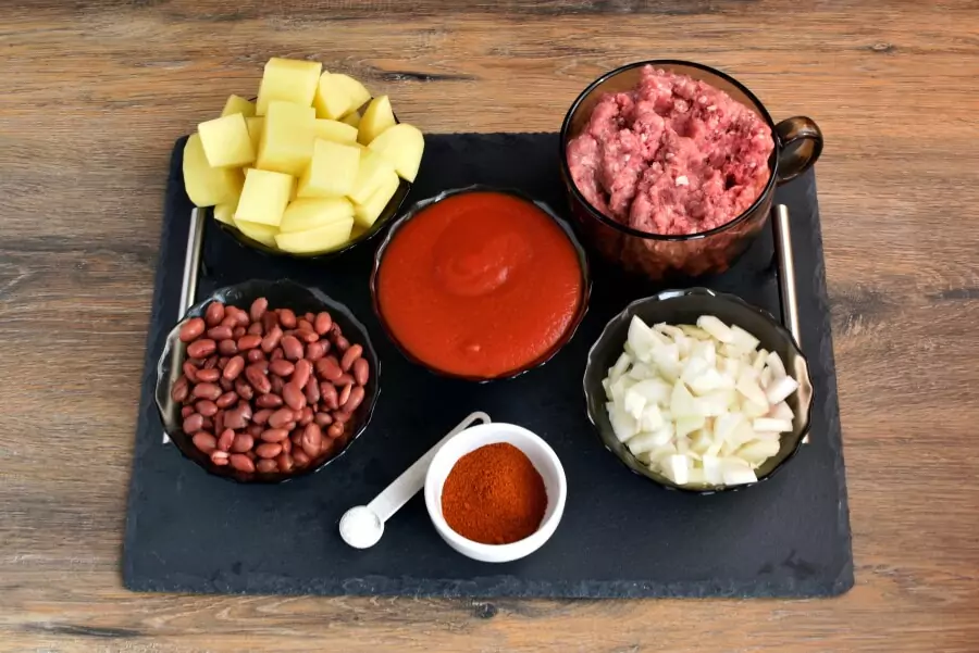Ingredients for Chili