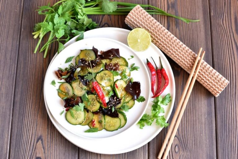 Step 5 - Vegan Chilled Cucumber and Wood Ear Mushroom Salad