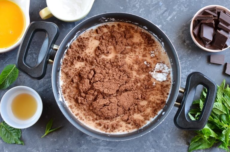 Step 3 - Chocolate Mint Pudding