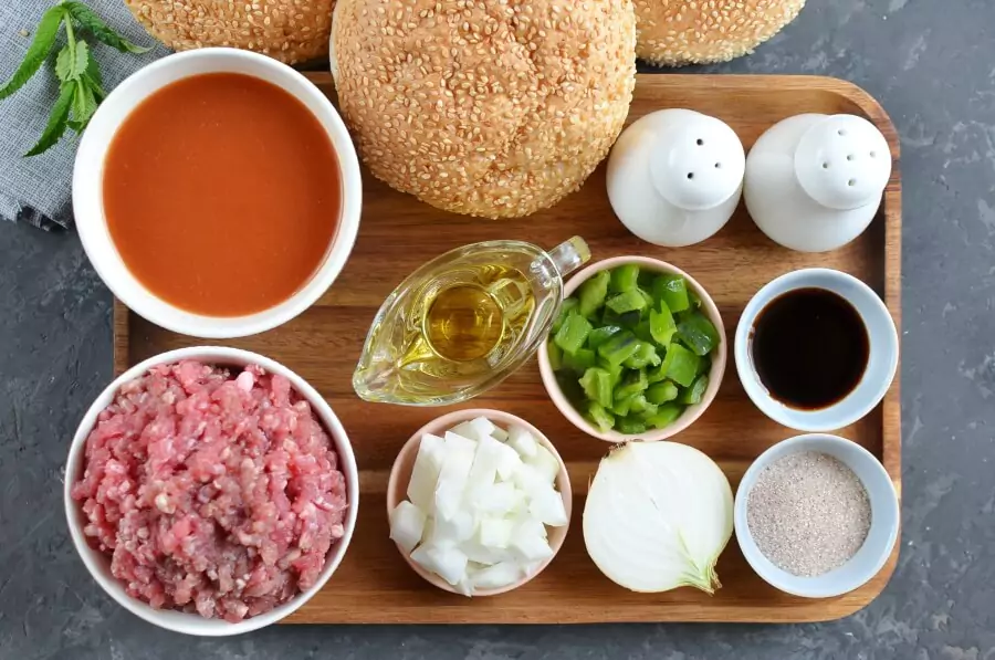 Ingredients for Classic Sloppy Joes