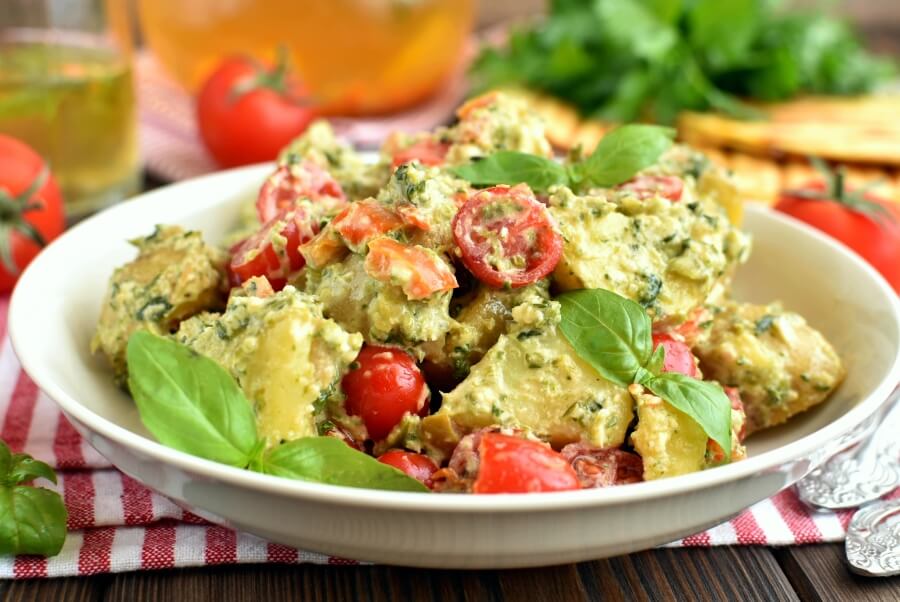 How to serve Healthy Creamy Italian Potato Salad