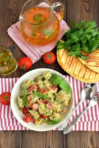 Healthy Creamy Italian Potato Salad