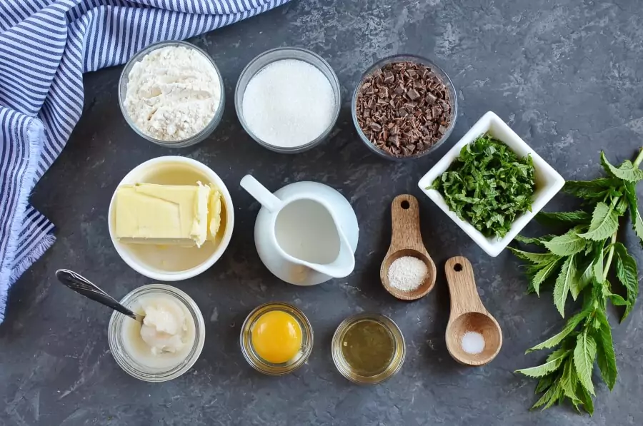 Ingredients for Delicate Mint Thins
