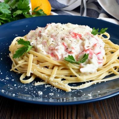 Easy Crab Linguine Recipe - Cook.me Recipes