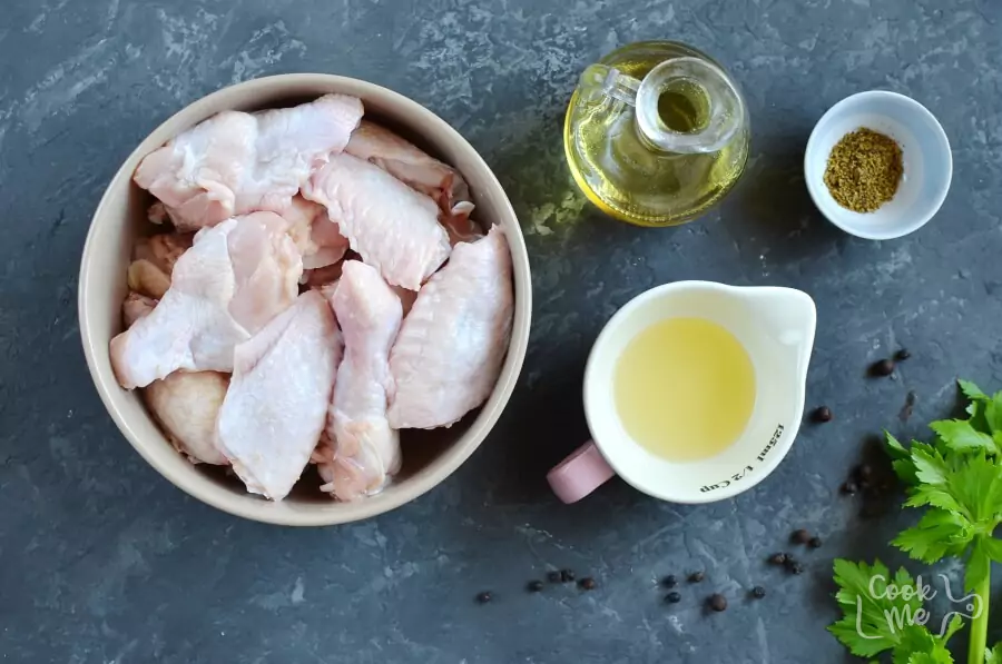 Ingredients for Easy Keto Lemon Pepper Chicken Wings