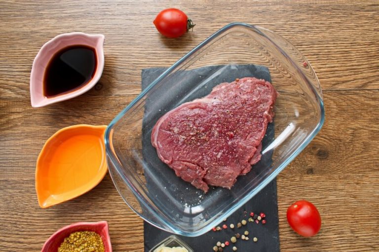 Step 2 - Flank Steak with Creamy Mushroom Sauce