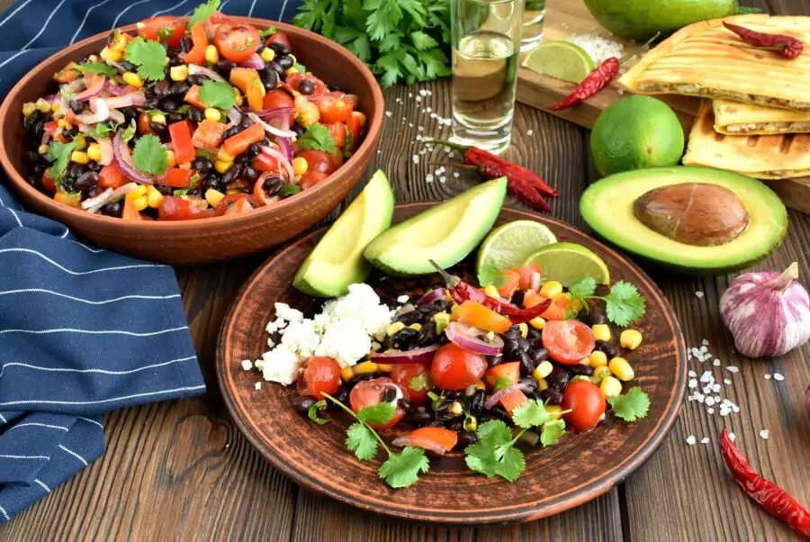 Fresh Black Bean Salad (Gluten Free)