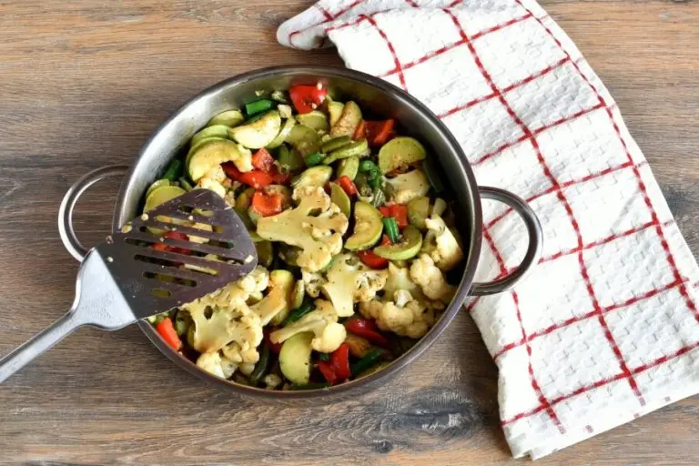 Step 4 - Garlic Sautéed Vegetables