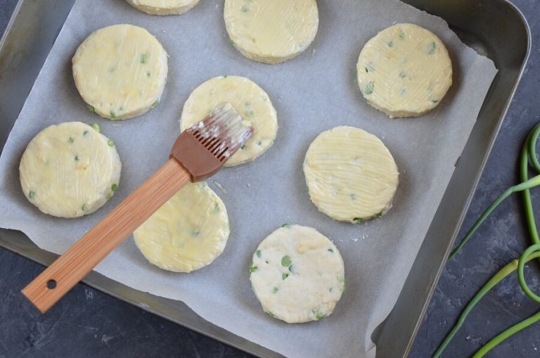 Step 5 - Garlic Scape and Gruyere Biscuits