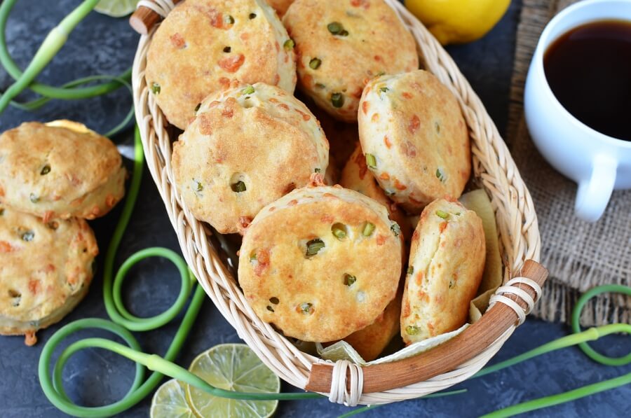How to serve Garlic Scape and Gruyere Biscuits