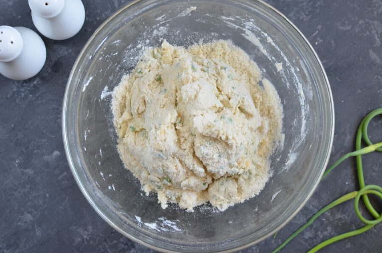 Step 4 - Garlic Scape and Gruyere Biscuits