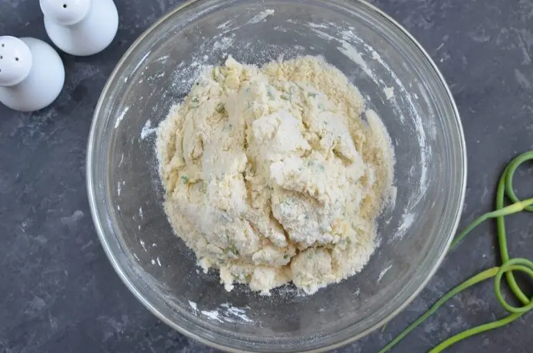 Step 4 - Garlic Scape and Gruyere Biscuits