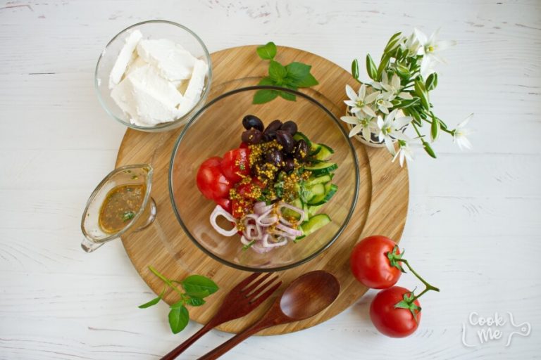 Step 2 - Greek Tomato Salad