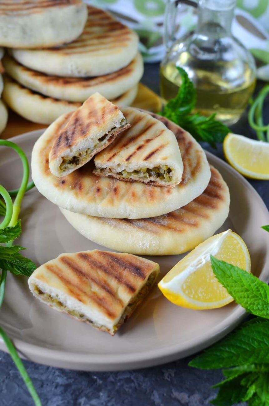 Grilled Naan Bread With Garlic Scape Chutney Recipe Cook.me Recipes