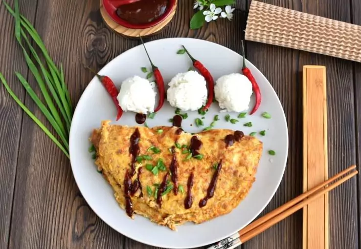 Step 4 - Keto Ground Pork Omelet