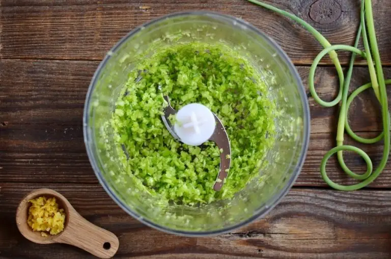 Step 1 - Keto Lemon Garlic Scape Compound Butter