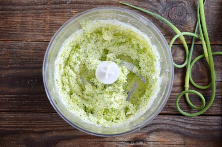 Step 2 - Keto Lemon Garlic Scape Compound Butter
