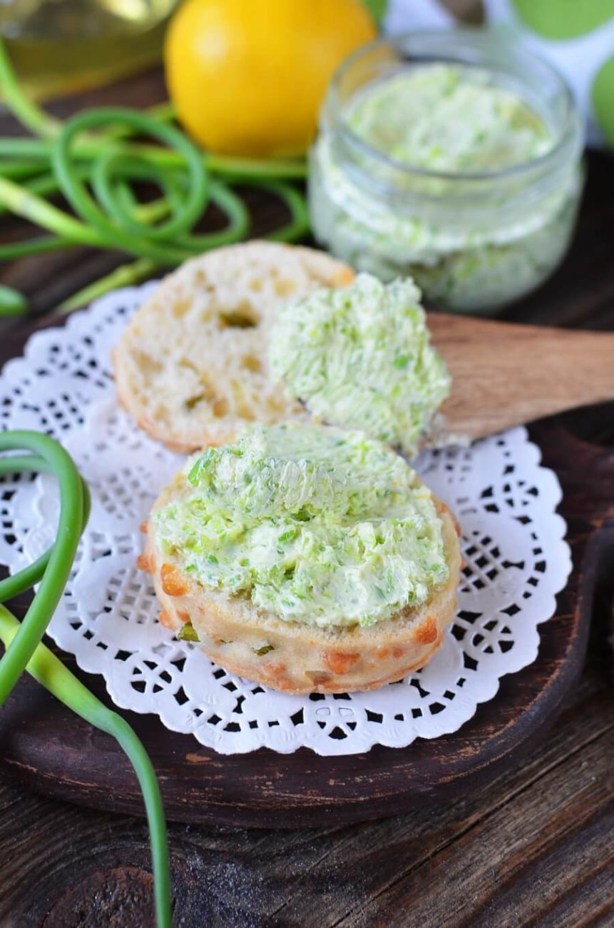 Keto Lemon Garlic Scape Compound Butter Recipe Cook.me Recipes