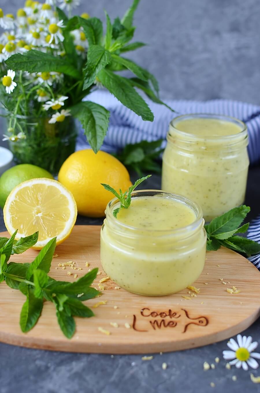 Lemon Mint Curd Recipe - COOK.ME