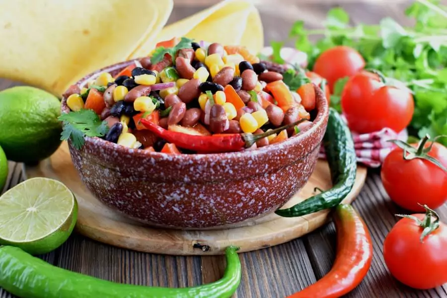 How to serve Gluten Free Mama’s Famous Bean Salad