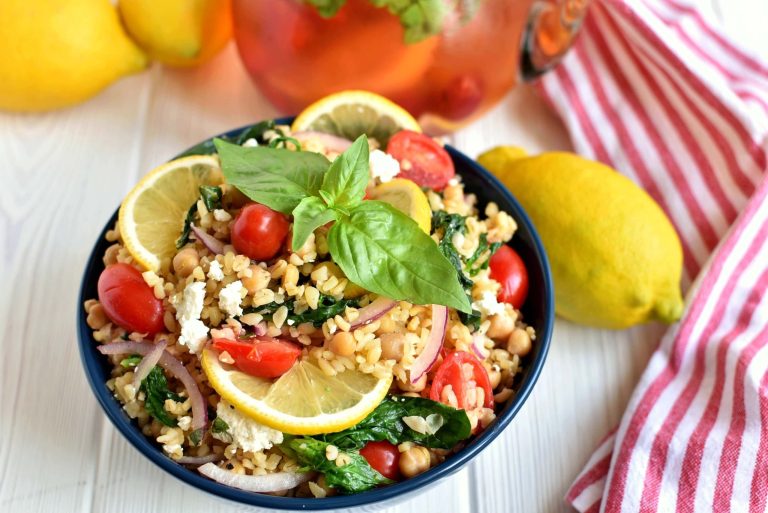 Step 5 - Mediterranean Bulgur Bowl