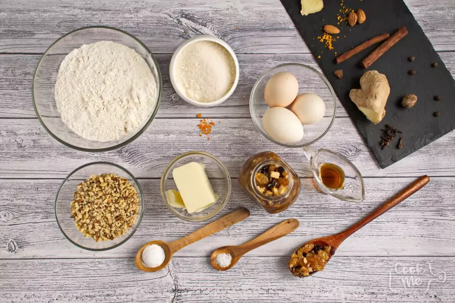 Ingredients for Mincemeat Cookies