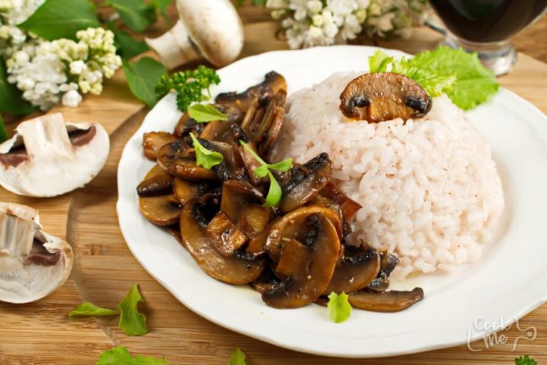 Step 4 - Mushrooms with a Soy Sauce Glaze