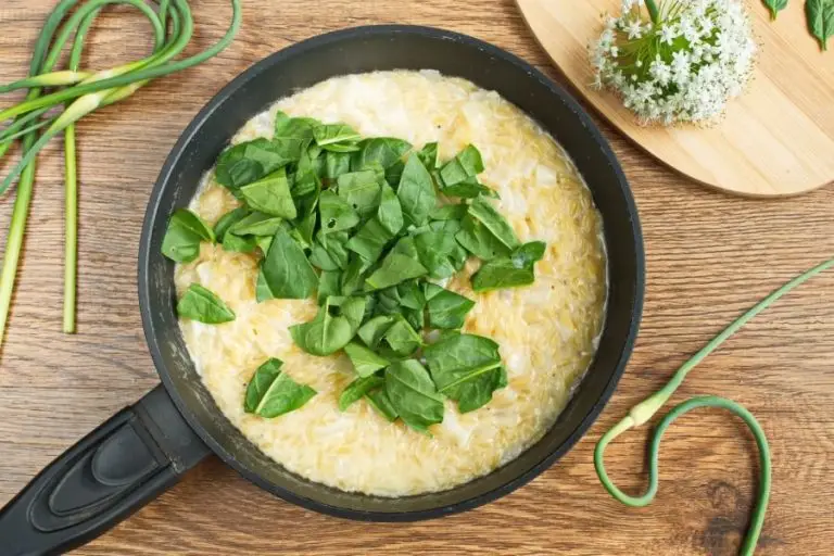 Step 7 - Orzo With Shiitake and Garlic Scapes