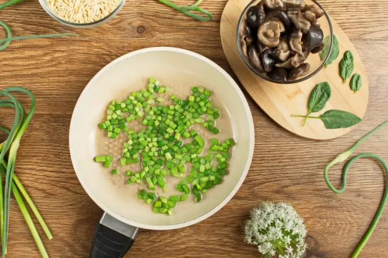 Step 4 - Orzo With Shiitake and Garlic Scapes