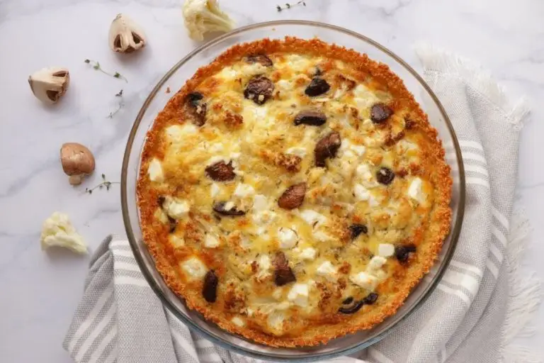 Step 7 - Roasted Cauliflower and Cheese Quiche with Quinoa
