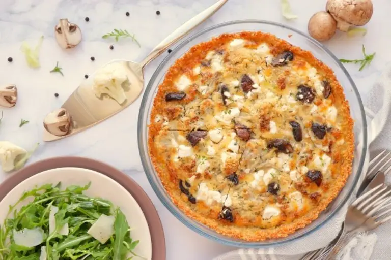 Step 8 - Roasted Cauliflower and Cheese Quiche with Quinoa