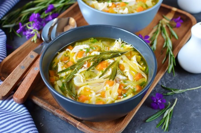 Step 9 - Rosemary Chicken Noodle Soup