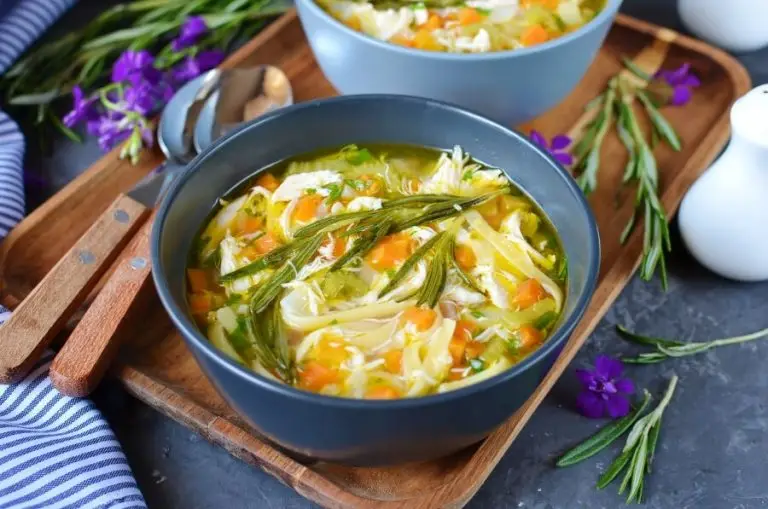 Step 9 - Rosemary Chicken Noodle Soup
